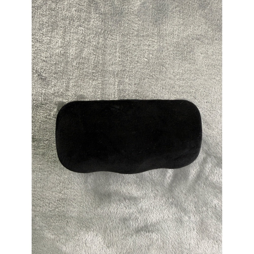 Gucci Black Velvet Hard Shell Glasses Case Clamshell Sunglasses Satin Lined Gold